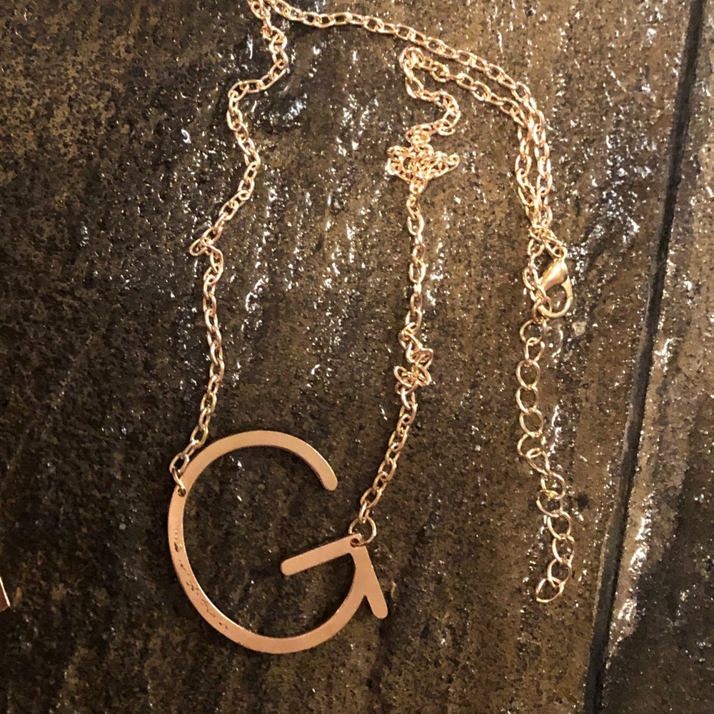G Initial Necklace